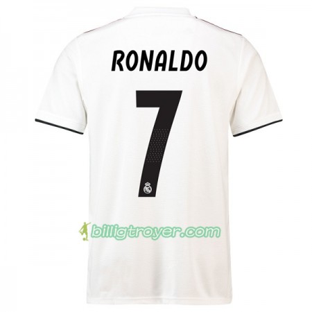 Billige Fotballdrakter Real Madrid Ronaldo 7 Hjemmedraktsett 2018/19 Kortermet